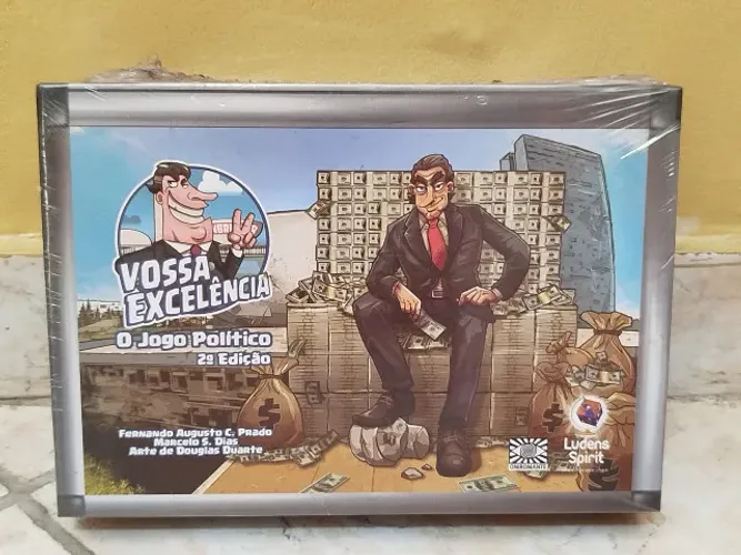 Jogo de tabuleiro Vossa Excelência - O Jogo Político (lacrado)