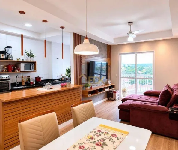 Apartamento com 2 dormitórios à venda, 80 m² por R$ 340.000 - Edifício Bela Vista - Taubat
