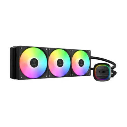 NOVO Water Cooler 360mm Gamdias Aura GL360 V2 ARGB Preto