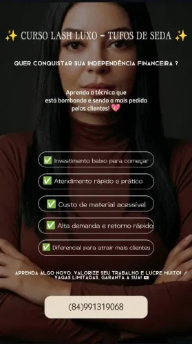 Curso cílios Tufinho