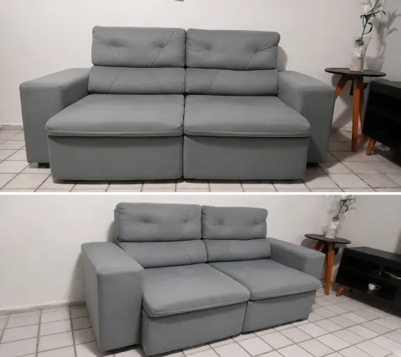 Sofá Retrátil 3 lugares