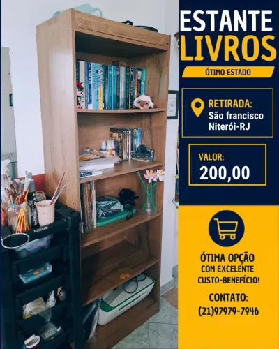Estante de livros 