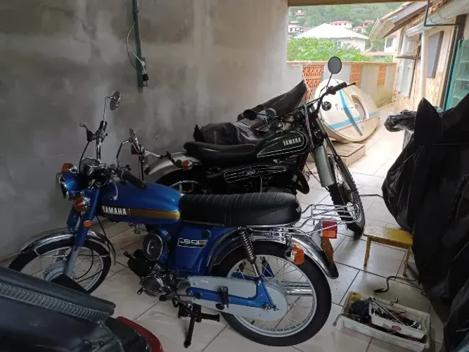 Yamaha YB 50 1974 Original placa mercosul