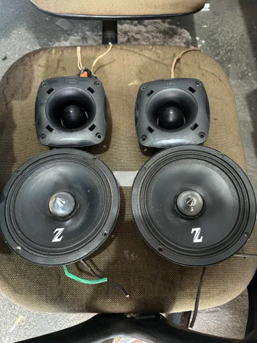 Par de alto falante Zeus Par de super tweeter jbl
