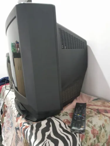 Tv Sony 21 polegadas, perfeita, tela plana. Outra de 14 polegadas também ok. 