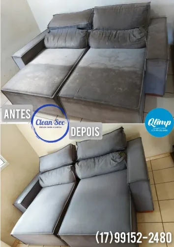Estofados à Seco Limpeza e Higienização 