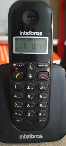 Telefone sem fio Intelbras+ base Panasonic
