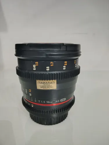 Lente rokinon cine 50mm
