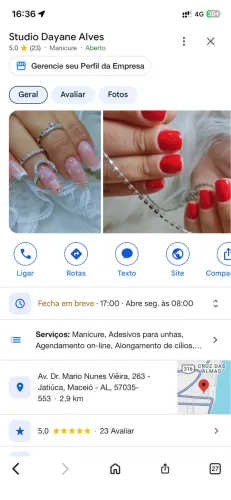 Repasso perfil Google com 5 ?
