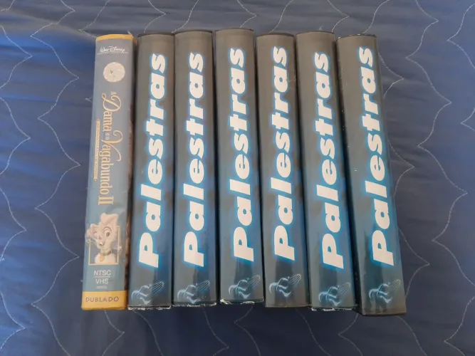 Lote 7 Fitas VHS - A Dama e o Vagabundo 2 + Coleção Palestras Canção Nova