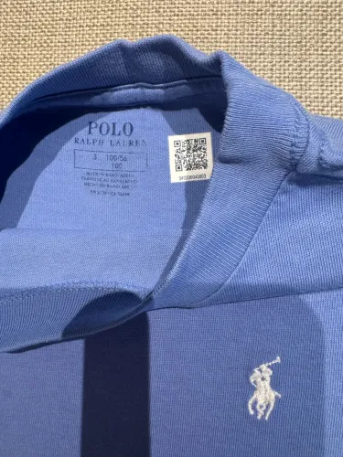 Camiseta Ralph Lauren Azul 3 anos