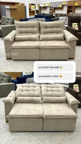 Mega promoção de Sofá Retrátil e Reclinável a Pronta Entrega!!