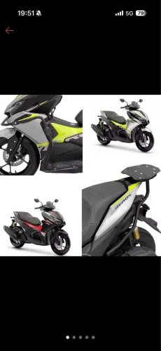 Protetor de carenagem + Suporte para baú Yamaha AEROX