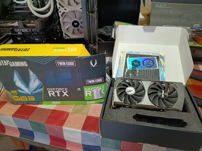 Placa de vídeo RTX 3060Gb 12Gb 192bits!