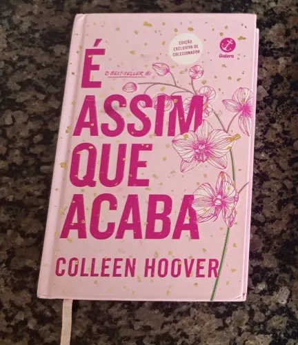 E assim que começa - Collen Hoover capa dura