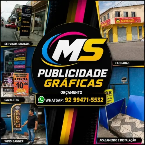 GRÁFICA PARA FACHADA, BANNER, ADESIVO E MUITO MAIS!