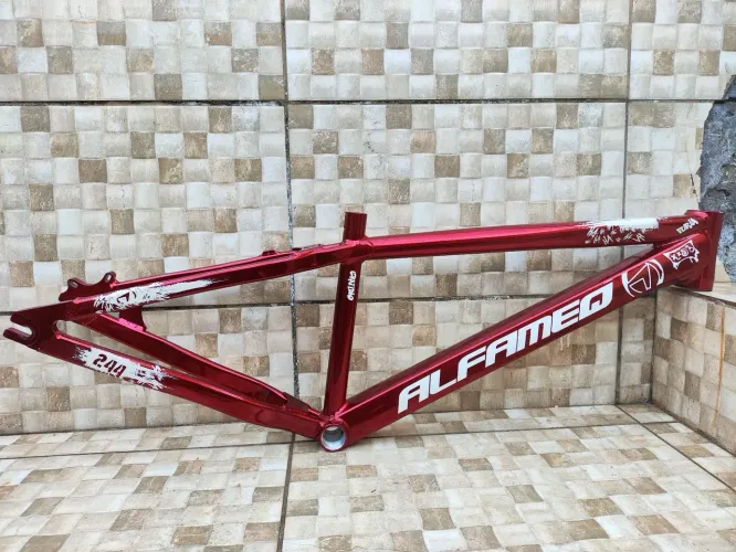 Quadro Alfameq Furia Freeride Aro 26 Manobras Grau Wheeling Vermelho 13 - Usado