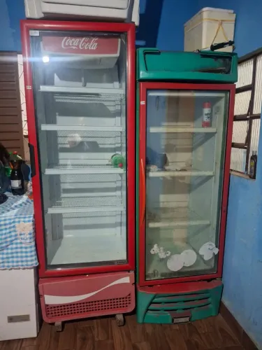 Freezer vertical verde