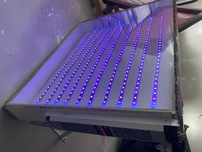 Mesa de gravação luz Uv 127v