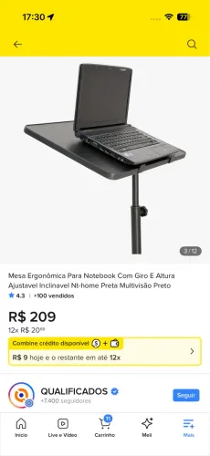 Mesa Ergonômica Para Notebook