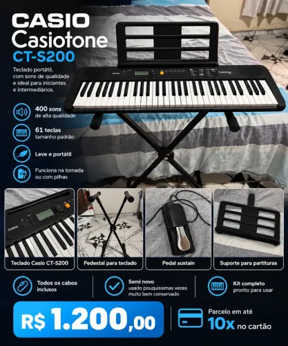 Teclado musical Cássio