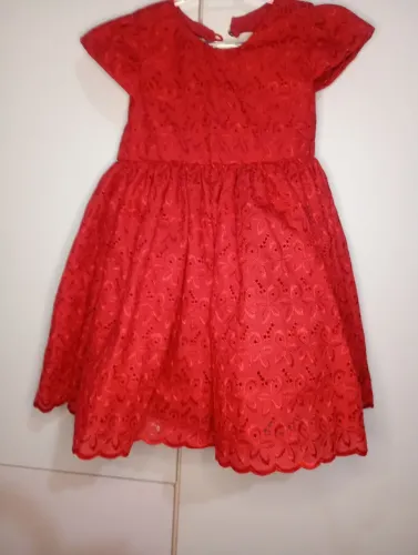 Vestido de Leise vermelho