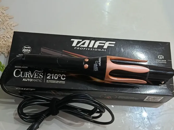 Modelador curves automatic da Taiff profissional, digital, 210 de temperatura
