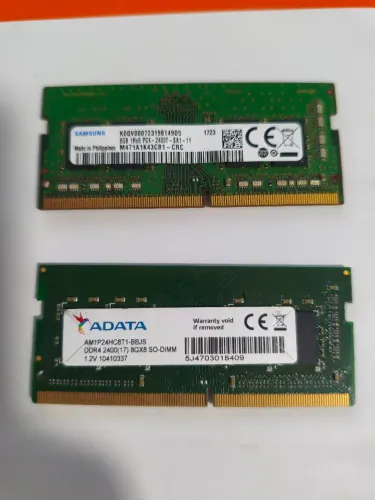 Memória RAM DDR4 8GB Notebook, Cada.