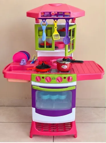 Cozinha Mágica com Som + Panelinhas e Acessórios
