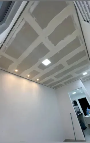 Valor do metro quadrado 90 reais:Forro Drywall estruturado, forro Drywall aramado.