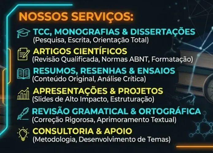CORREÇÃO DE REDAÇÕES E TEXTOS, TRAB ACADEMICOS E CORRELATOS