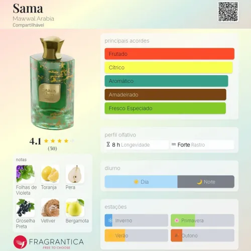Perfume Árabe Sama Mawwal