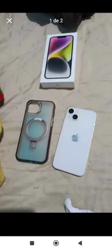 Vendo iPhone 14 normal, com 1 capinha e 1 carregador. Acompanha a caixa original 