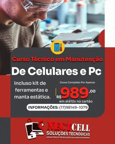 Curso manutenção de celulares completo