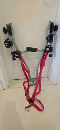 Rack Transbike Traseiro De Engate Eqmax Easy 2 Aço 2 Bikes