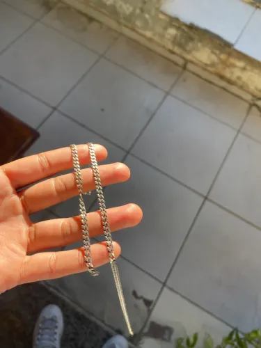 Corrente de prata maciça 