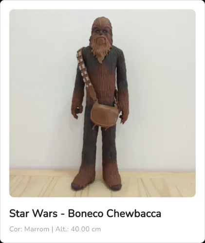 Boneco Chewbaca Star Wars Original