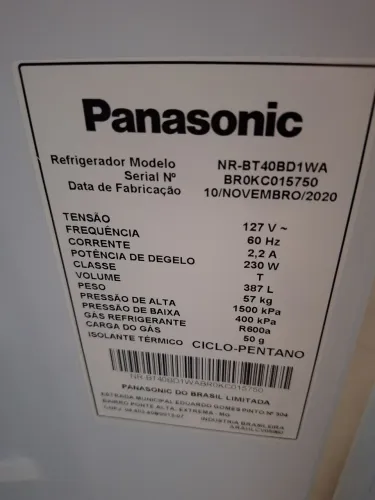 Geladeira Panasonic COM DEFEITO