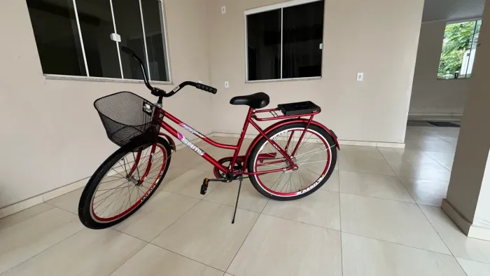 Bicicleta Aro 26 Freio no Pé Pouco Uso Menos de 1 Ano Conservada