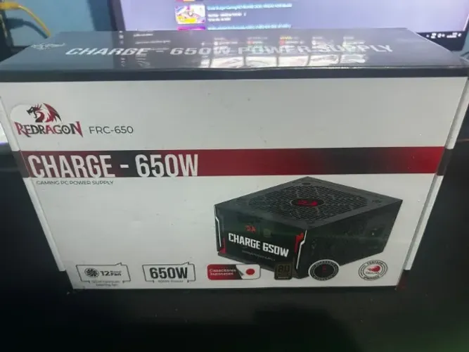 Fonte para PC RED DRAGON LACRADO!