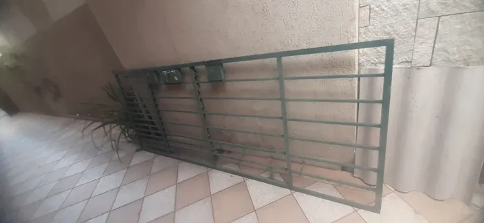 Portão galvonizado