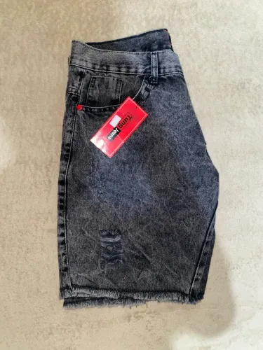 Shorts jeans jogador 