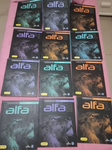Livros de Humanas e Inglês - Anglo Alfa