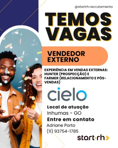 Vendedor Externo - Cielo (Inhumas/GO)