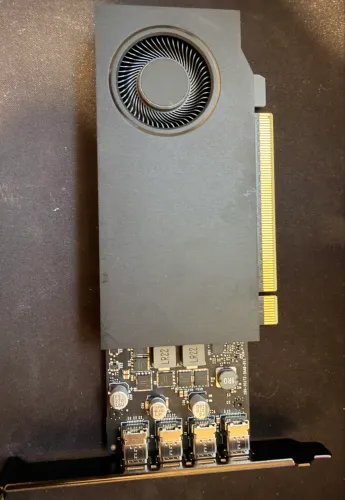 NVIDIA RTX A400 4GB GDDR6 Placa de Vídeo Profissional Low Profile