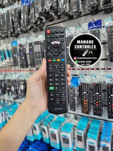 Controle para tv Panasonic smart led 