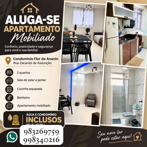 Apartamento mobiliado pronto pra morar