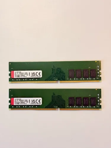 Memória Ram Kingston DDR4 16GB 2666MHz (2X8GB) UR0295 KVR26N19S8/8