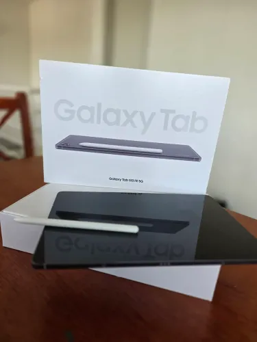 Tablet Samsung Galaxy tab S10 FE 5G, 128gb, 8gb ram, tela 10.9", wi fi, cinza - novíssimo