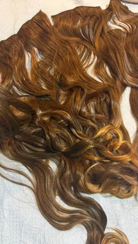 Mega Hair 450gm 75cm loiro mel 